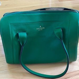 Kate Spade Green Mansfield Liv Satchel